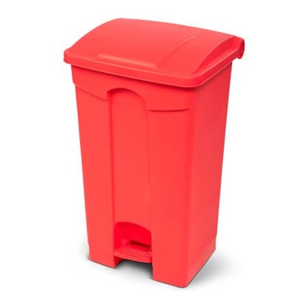 Toter Fire Retardant Step On Container, 23 Gallon, Red - SOF23-00RED